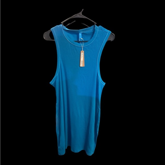 SKIMS Cotton Rib Tank Dress-Mykonos - Picture 1 of 2
